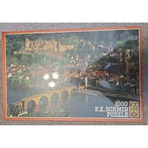 F.X. Schmid "HEIDELBERG" 1000 Pc Puzzle NOS Sealed TONY STONE #98170.2